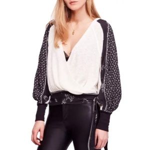 FREE PEOPLE Austin thermal wrap top